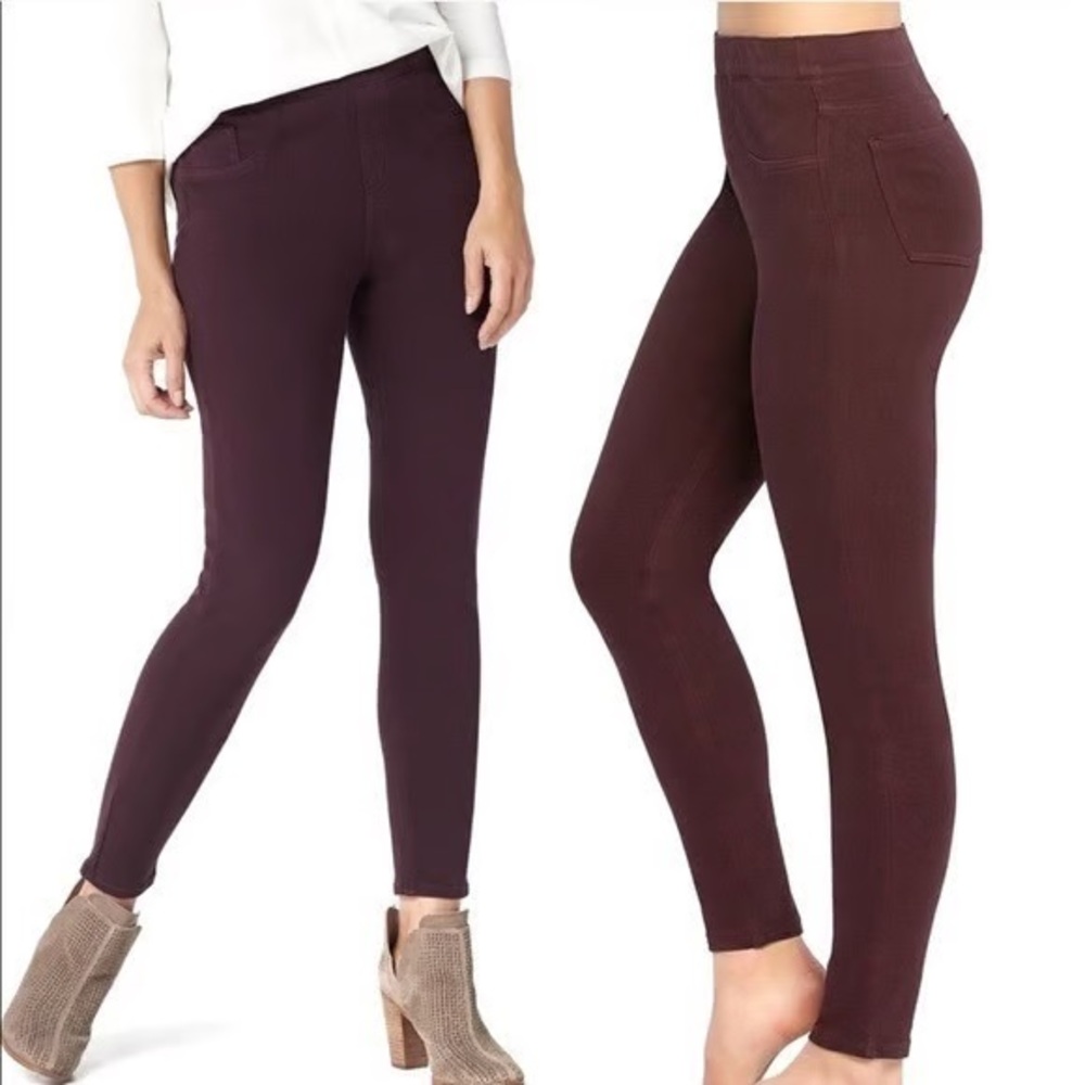 Spanx Size S Jean-Ish Leggings in Plum